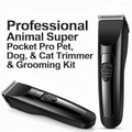 pawhiqq.shop Wahl Professional Animal Super Pocket Pro Pet, Dog, & Cat Trimmer & Grooming Kit - Black Chrome